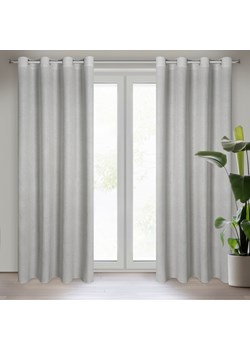 ZASŁONA GOTOWA CINDY 140 X 250 CM SZARY ze sklepu lenaodniemowlakadoszkolniaka.pl w kategorii Zasłony - zdjęcie 187451045