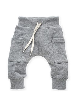 Spodnie niemowlęce pumpy Wild Animals Pinokio szare ze sklepu lenaodniemowlakadoszkolniaka.pl w kategorii Odzież dla niemowląt - zdjęcie 187451608