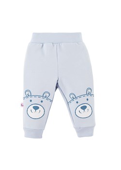 Spodnie niemowlęce dla chłopca dresowe miętowe Eevi Big Bear ze sklepu lenaodniemowlakadoszkolniaka.pl w kategorii Spodnie i półśpiochy - zdjęcie 187452107