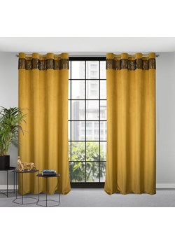 ZASŁONA GOTOWA JASPER 140 X 250 CM ZŁOTY ze sklepu lenaodniemowlakadoszkolniaka.pl w kategorii Zasłony - zdjęcie 187452168