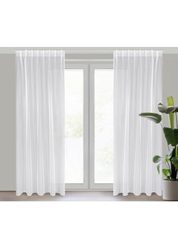 FIRANA GOTOWA TONIA NA TAŚMIE 140 X 270 CM BIAŁY ze sklepu lenaodniemowlakadoszkolniaka.pl w kategorii Firany - zdjęcie 187452805