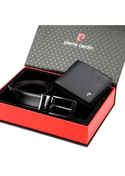 Pierre Cardin pasek czarny - mężczyzna ze sklepu lenaodniemowlakadoszkolniaka.pl w kategorii Portfele męskie - zdjęcie 187453179