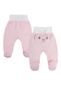 Półśpiochy niemowlęce wcześniak wyprawka Eevi Baby love różowe ze sklepu lenaodniemowlakadoszkolniaka.pl w kategorii Spodnie i półśpiochy - zdjęcie 187453967