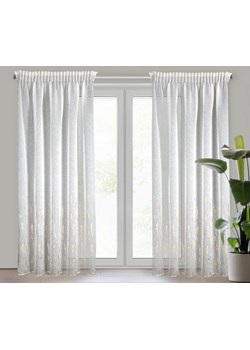 FIRANA GOTOWA LINZI NA TAŚMIE 140 X 270 CM BIAŁY ze sklepu lenaodniemowlakadoszkolniaka.pl w kategorii Firany - zdjęcie 187454077