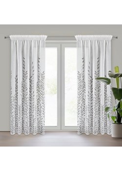 ZASŁONA GOTOWA GLORI NA TAŚMIE 140 X 270 CM BIAŁY ze sklepu lenaodniemowlakadoszkolniaka.pl w kategorii Zasłony - zdjęcie 187454456