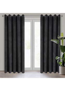 ZASŁONA GOTOWA VILLA 140 X 250 CM CZARNY ze sklepu lenaodniemowlakadoszkolniaka.pl w kategorii Zasłony - zdjęcie 187454856