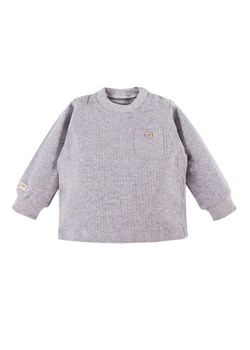 BLUZKA SIMPLY COMFY KIESZON SZARY EWA KLUCZE ze sklepu lenaodniemowlakadoszkolniaka.pl w kategorii Odzież dla niemowląt - zdjęcie 187455377