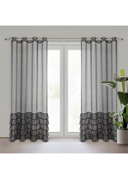 FIRANA GOTOWA CARLI 140 X 250 CM CZARNY ze sklepu lenaodniemowlakadoszkolniaka.pl w kategorii Firany - zdjęcie 187455848