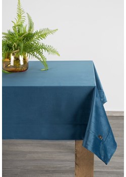 OBRUS VELVET 145 X 220 CM GRANATOWY ze sklepu lenaodniemowlakadoszkolniaka.pl w kategorii Obrusy i bieżniki - zdjęcie 187456205