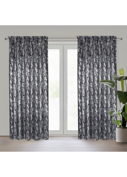 ZASŁONA GOTOWA ELISE NA TAŚMIE 140 X 270 CM CZARNY ze sklepu lenaodniemowlakadoszkolniaka.pl w kategorii Zasłony - zdjęcie 187456346