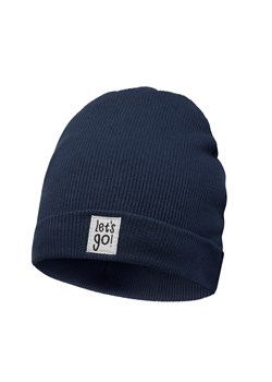 Czapka sci LETS GO! granatowy 74/80 ze sklepu lenaodniemowlakadoszkolniaka.pl w kategorii Czapki dziecięce - zdjęcie 187457135