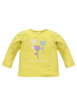 Bluzka bawełniana zielona dla dziewczynki Lilian Pinokio ze sklepu lenaodniemowlakadoszkolniaka.pl w kategorii Kaftaniki i bluzki - zdjęcie 187458626