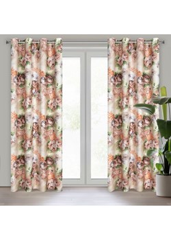 ZASŁONA GOTOWA ALTEA 140 X 250 CM BEŻOWY ze sklepu lenaodniemowlakadoszkolniaka.pl w kategorii Zasłony - zdjęcie 187459659