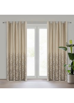 ZASŁONA GOTOWA TORI 140 X 250 CM BEŻOWY ze sklepu lenaodniemowlakadoszkolniaka.pl w kategorii Zasłony - zdjęcie 187459959