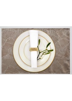 OBRUS ISLA 30 X 40 CM CIEMNOBEŻOWY ze sklepu lenaodniemowlakadoszkolniaka.pl w kategorii Obrusy i bieżniki - zdjęcie 187460359