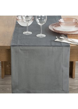 OBRUS MELINDA 40 X 140 CM STALOWY ze sklepu lenaodniemowlakadoszkolniaka.pl w kategorii Obrusy i bieżniki - zdjęcie 187460639