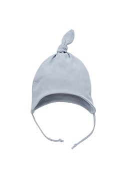 Czapka niemowlęca bawełniana wiązana niebieska Pinokio Hello ze sklepu lenaodniemowlakadoszkolniaka.pl w kategorii Czapki dziecięce - zdjęcie 187461576