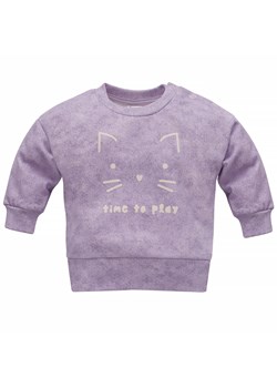 Bluza dresowa fiolet dla dziewczynki Lilian Pinokio ze sklepu lenaodniemowlakadoszkolniaka.pl w kategorii Bluzy dziewczęce - zdjęcie 187461648