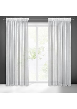 FIRANA GOTOWA KIM NA TAŚMIE 140 X 300 CM BIAŁY ze sklepu lenaodniemowlakadoszkolniaka.pl w kategorii Firany - zdjęcie 187461788