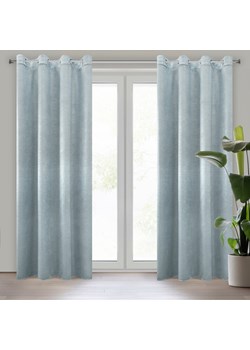 ZASŁONA GOTOWA MABEL 140 X 250 CM NIEBIESKI ze sklepu lenaodniemowlakadoszkolniaka.pl w kategorii Zasłony - zdjęcie 187461799