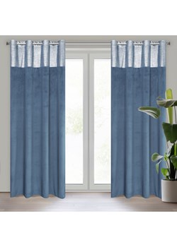 ZASŁONA GOTOWA PERI 140 X 250 CM GRANATOWY ze sklepu lenaodniemowlakadoszkolniaka.pl w kategorii Zasłony - zdjęcie 187461857