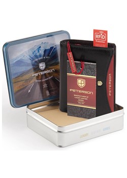 Portfel męski skórzany skóra naturalna Peterson ze sklepu lenaodniemowlakadoszkolniaka.pl w kategorii Portfele męskie - zdjęcie 187462198