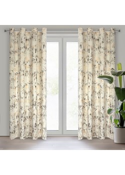 ZASŁONA GOTOWA TONIA 140 X 250 CM KREMOWY ze sklepu lenaodniemowlakadoszkolniaka.pl w kategorii Zasłony - zdjęcie 187462348