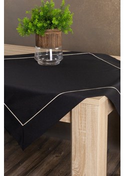 OBRUS MADELE 85 X 85 CM CZARNY ze sklepu lenaodniemowlakadoszkolniaka.pl w kategorii Obrusy i bieżniki - zdjęcie 187462578