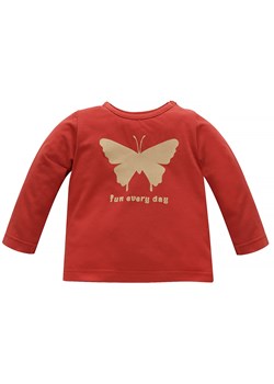 Bluzka z długim rękawem czerwona dla dziewczynki Imagine Pinokio ze sklepu lenaodniemowlakadoszkolniaka.pl w kategorii Kaftaniki i bluzki - zdjęcie 187462795