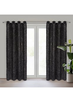 ZASŁONA GOTOWA MARION 1 140 X 250 CM CZARNY ze sklepu lenaodniemowlakadoszkolniaka.pl w kategorii Zasłony - zdjęcie 187462928