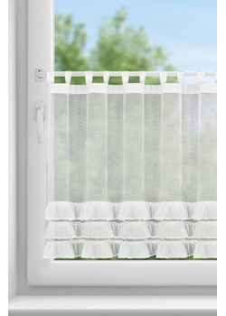 FIRANA GOTOWA LILIAN 2 NA SZELKACH 150 X 70 CM BIAŁY ze sklepu lenaodniemowlakadoszkolniaka.pl w kategorii Firany - zdjęcie 187463149