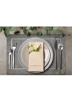 OBRUS MEGI 30 X 40 CM POPIELATY ze sklepu lenaodniemowlakadoszkolniaka.pl w kategorii Obrusy i bieżniki - zdjęcie 187465226