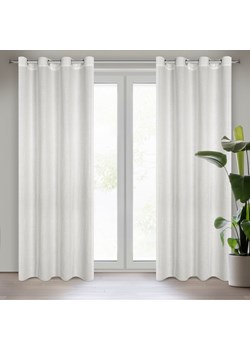 ZASŁONA GOTOWA MADISON 140 X 250 CM BIAŁY ze sklepu lenaodniemowlakadoszkolniaka.pl w kategorii Zasłony - zdjęcie 187465619