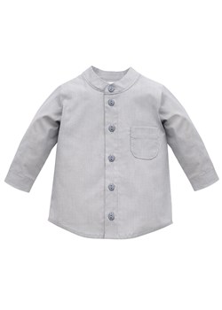 Koszula dla chłopca Pinokio Charlie szara elegancka ze sklepu lenaodniemowlakadoszkolniaka.pl w kategorii Koszule chłopięce - zdjęcie 187466397