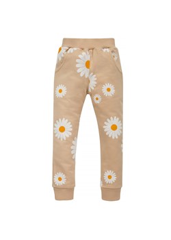 Spodnie DAISY beż,stokrotki 92 ze sklepu lenaodniemowlakadoszkolniaka.pl w kategorii Spodnie i półśpiochy - zdjęcie 187466726