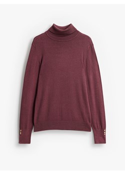 Mohito - Brązowy sweter z golfem - brązowy ze sklepu Mohito w kategorii Swetry damskie - zdjęcie 187470296