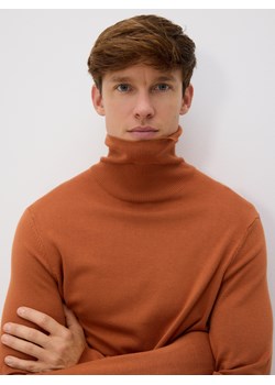 Reserved - Golf z wiskozą - miedziany ze sklepu Reserved w kategorii Swetry męskie - zdjęcie 187470379