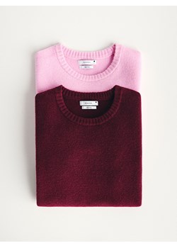Reserved - Wełniany sweter - bordowy ze sklepu Reserved w kategorii Swetry damskie - zdjęcie 187470499