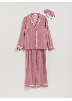 Reserved - Piżama z opaską do spania - ciemnofioletowy ze sklepu Reserved w kategorii Piżamy damskie - zdjęcie 187470585