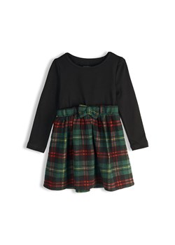 GATE Sukienka z kratowaną spódnicą 3Y ze sklepu gateshop w kategorii Sukienki dziewczęce - zdjęcie 187470837
