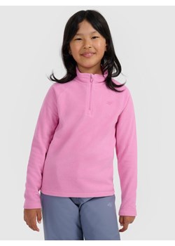 Dziewczęca bielizna polarowa (góra) 4F 4FJRAW25UFLEF070 - różowa ze sklepu Sportstylestory.com w kategorii Bielizna termoaktywna - zdjęcie 187471038