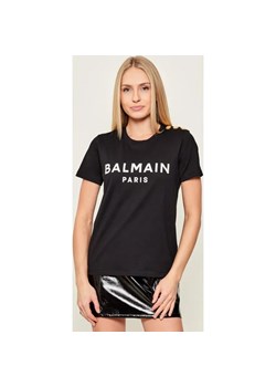 Balmain T-shirt | Regular Fit ze sklepu Gomez Fashion Store w kategorii Bluzki damskie - zdjęcie 187471138