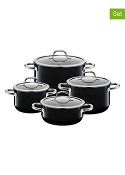 Silit 8-częściowy zestaw &quot;Passion Black&quot; w kolorze czarnym ze sklepu Limango Polska w kategorii Garnki - zdjęcie 187472195