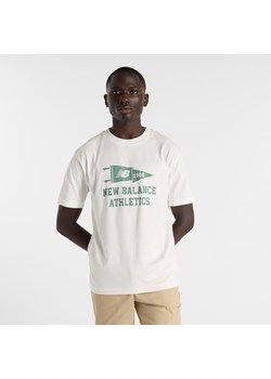 Koszulka męska New Balance MT51924SST – biała ze sklepu New Balance Poland w kategorii T-shirty męskie - zdjęcie 187473206