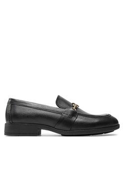Loafersy Tommy Hilfiger FW0FW08339 Czarny ze sklepu eobuwie.pl w kategorii Lordsy damskie - zdjęcie 187473368