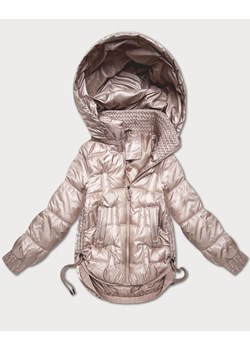 Przejściowa kurtka ze ściąganymi bokami S'West perłowy różowy (B8292-51) ze sklepu goodlookin.pl w kategorii Kurtki damskie - zdjęcie 187473848