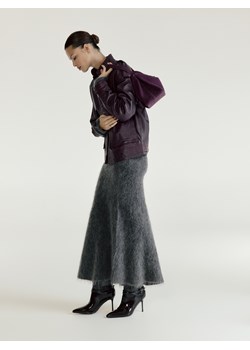 Reserved - Spódnica maxi z wełną - ciemnoszary ze sklepu Reserved w kategorii Spódnice - zdjęcie 187473936