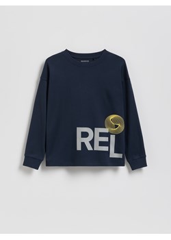 Reserved - Longsleeve z nadrukiem reflective - czarny ze sklepu Reserved w kategorii T-shirty chłopięce - zdjęcie 187474085