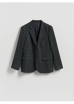 Reserved - Marynarka slim fit z wiskozą - ciemnozielony ze sklepu Reserved w kategorii Marynarki męskie - zdjęcie 187474295