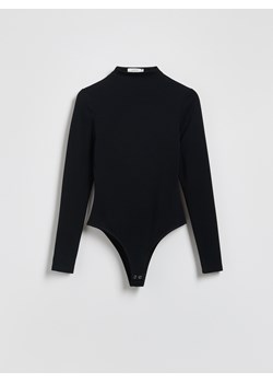 Reserved - Body z modalem - czarny ze sklepu Reserved w kategorii Body damskie - zdjęcie 187474297